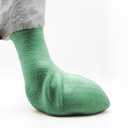 2.0 Skin-Like Dog Boots for Small, Medium & Large Breeds, All-Weather Dog Shoes for Hot Pavement & Winter Snow, Slip-On Socks, Strapless Booties for Indoor Hardwood Floors & Outdoor Traction (Matcha Green)