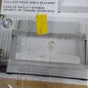 Baby Delight Lunaire Full Size Crib | Breathable Mesh Baby Crib | Tool-Free Assembly Baby Bed | Pebble Grey