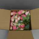 MARTINE MALL 4 Packs Peonies Artificial Flowers, Mixed Pink Artificial Peonies, Silk Peonies Flowers Fake Peonies Artificial Flowers Peonies Bouquet for Centerpiece Table Wedding Party Home Decor