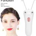 Ladies Facial Hair Remover, Electric Facial Hair Remover for Women USB Rechargeable Thread Epilator Cotton Threading Hair Removal with Cotton Thread and Pearl Powder for Face Arms Legs(Pinks)