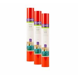 Cricut Everyday Iron On, Orange - 1-Pack of 2ft Rolls (12"x24") Heat Transfer Vinyl for Shirts, Hats, Décor & More