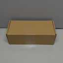 Tbestmax Qtips Holder Bathroom Container, 10/7 OZ Cotton Ball/Swabs Dispenser, Apothecary Jar Organizer for Storage Brown Wood Lids