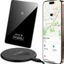 Tracker Card for Apple Find My(iOS Only) - Thin Wallet Finder with Wireless Charger - Item Locator for Wallet, Luggage Tags, ID Card and More - IP68 Waterproof
