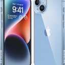SUCGLES Crystal Clear Slim Phone Case Designed for iPhone 14 Plus Case for Apple iPhone 14plus | Non-Yellowing, 10FT Military Grade Protection, Shockproof, Bumper, Thin Cover
