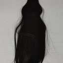 REECHO Multi-Length  Long Straight 4 PCS Set Thick Clip in on Hair Extensions Natural Black 24x11
