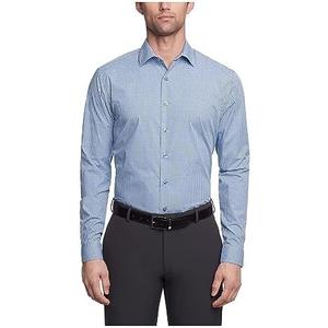 Kenneth Cole Men's Dress Shirt Slim Fit Checks and Stripes (Patterned) 2XL