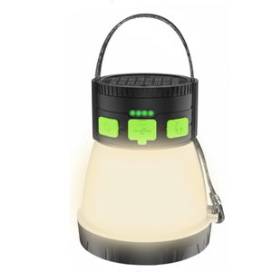 LED Camping Lantern, 1500 Lumens Camping Lantern Rechargeable with Solar Panel Charging, Waterproof, 8 Light Modes, 7500mAh Power Bank, Camping Flashlight for Hurricane Emergency, Hiking, Outdoor (Orange & Black)