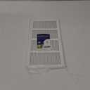 Repa Market White Air Vent Cover 16" x 8" Inch (Outer Dimensions) - Steel Return Air Grilles - for Ceiling and Sidewall - HVAC - with Protection Screen (15.74'' x 7.87'' Inch)