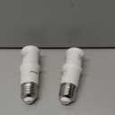 DiCUNO E26 3CM/1.2 Inch Socket Extender, E26 Lamp Bulb Socket Extension, Lamp Holder Adapter, 4-Pack