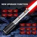 BSTSABER Upgrade App Control ANK Lightsaber, Smooth Swing 16 Sets Sound Effects 3 Light Effects and 16 Colors Change, Metal Dueling Light Saber for Adults Cosplay Gift (RGB-ANK), Standard Size