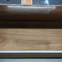 Floating Shelves Set of 2, Solid Elm Wood Wall Shelves 24 Inch - Invisible Bracket Mount for Living Room, Bedroom, Kitchen, Bathroom - Natural, Live Edge, 24"L, 2Packs