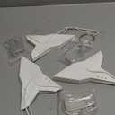 SUNBEAUTY 7Pointed 12Inch Hollow Out Paper Star Lanterns White Christmas Lanterns Hanging Lamp Paper Decorations Shade Wedding Birthday Christmas Home Party Decorations