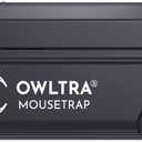OWLTRA Indoor Electric Mouse Trap, Instant Eliminate Rodent Zapper with Pet Safe Trigger, Black, Small
