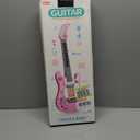 Kids Toddler Baby Childrens Electric Toy Guitar with Strap Ideal for 3 4 5 7 8 Year Old Boys Girls Gifts(Pink)