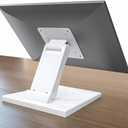 WEARSON Vesa Monitor-Mount Stand Low Profile - Lay Flat Folding Monitor Stand With VESA 75x75 and 100x100 White