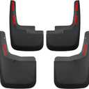 Tecoom Mud Flaps Splash Guards Compatible with 2015-2020 Ford F150 with Wheel Lip Molding Front and Rear 4pcs Set ABS Molded