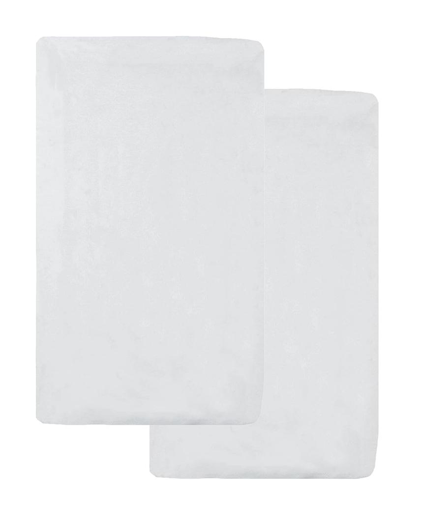 American Baby Company 2 Pack 100% Natural Cotton Fitted Cradle/Bassinet Sheets 36" x 18" - Soft, Breathable & Hypoallergenic Bed Sheets, White, Neutral for Boys & Girls