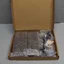 Key Holder Wall Mount, Mail Shelf Decor with 3 Key Hooks, Versatile Wood Wall Organizer for Entryway Hallway (8.2 x 10.6x 3.6) (Brown)