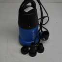 FOTING Sump Pump 1HP Clean/Dirty Submersible Water Pump, 4600GPH Utility Pump Thermoplastic Electric Portable Transfer Water Pump for Swimming Pool Garden Pond Basement with 10ft Long Power Cord