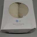 lulumoon Baby Muslin Crib Sheets - Toddler Cotton Fitted Crib Sheets Neutral for Boys and Girls 2Pack (White & Cream)