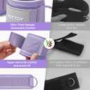 YOTTOY Ankle Straps for Cable Machines  Adjustable Padded Ankle Cuffs for Cable Kickbacks, Glute & Leg Workouts  Gym Attachments for Women & Men, Booty, Hip & Thigh Training (Purple)