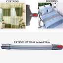 Replacement Attachments for Dyson V7 V8 V10 V11 V15 - Vacuum Accessories for Home and Car Cleaning (Attachments with Dryer Cleaning Tool)