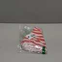 Christmas Tree Skirt, Red White Annual Rings 24 Inch Tree Skirt with Pom Pom Trim for Holiday Party Xmas Natural Rustic Tree Skirt for Holiday Home Decor