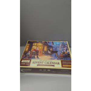 Pack of 18 NEW Advent Calendar Puzzle Christmas Celebration 1008 Pieces Santa Reindeer NIB