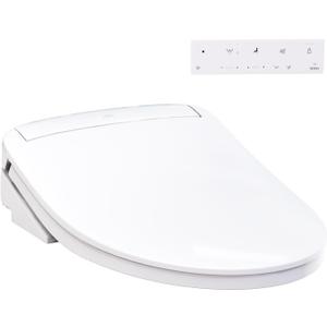 TOTO WASHLET KS6 Electronic Bidet Toilet Seat with Instantaneous Water Heating, PREMIST and EWATER+ Wand Cleaning, Elongated, Cotton White - SW3946#01