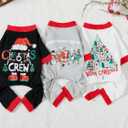 Haloumoning Family Christmas Pajamas Matching Sets Xmas PJs Sets Holiday Jammies Sleepwear