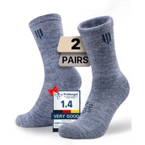 Juclise Baby Alpaca Wool Lightweight Micro Crew Socks for Men & Women (S)