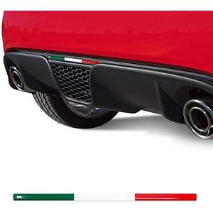 4R Quattroerre.it 14172-a Stripe Adhesive Strip 3D Italy for Extractor, Tricolor, 9 x 198 mm