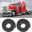 Front Door Weatherstrip Seal for 1986-2007 Peterbilt 377 359 379 330 360 370 380,Rubber Door Weatherstrip On-Body Replacement, 1 Pack