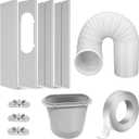 Portable Air Conditioner Window Kit with 5.9” Exhaust Hose, Adjustable Universal Window Seal for AC Unit…