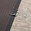 Seville Chocolate Farmhouse Polyester Printed Vintage Shower Curtain,Decorative Brown Waterproof Bathroom Curtains,72" W x 78" H-Chocolate/Brown