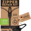 ZlideOn Zipper Pull Replacement - Black, Narrow (L) - Instant Zipper Replacement Slider