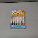 INABA Churu Cat Treats, Lickable, Squeezable Creamy Pure Cat Treat with Green Tea Extract & Taurine, 0.5 Ounces Each Tube, 20 Tubes, Tuna & Seafood Variety Box (EXP 12/18/25)