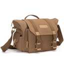CADeN Camera Bag Case Canvas Compatible for Nikon, Canon, Sony DSLR/SLR Mirrorless Camera with Tripod Holder, Camera Shoulder Messenger Bag for Men/Women (1.0 Brown)