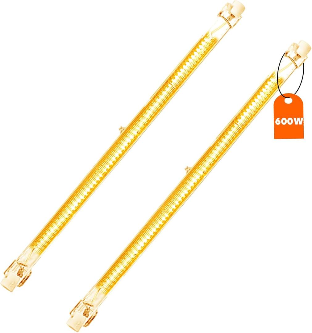 2 Pack Chicken Coop Heater Lamp 100W/600W for Replacement (Large Size)