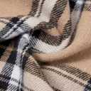 PATPAT Family Matching Outfits Set Mommy and Me Dresses Off Shoulder Midi Dress Dad and Boy Plaid Button Down Shirts (XL)