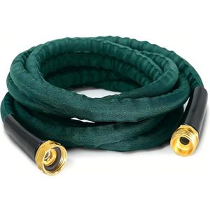 15FT Garden Hose, Flexible Water Hose for Outdoor Use, Durable and Leak-Proof Utility Hose, Heavy-Duty Short Hose for Patio, Car Washing and Daily Cleaning