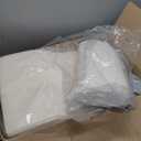 Reading Pillow for Bed Adult, Memory Foam Wedge Pillow Headboard with Adjustable Lumbar Support Backrest Cushion for Sitting in Bed/Resting/Bedrest, Couch or Floor, Beige (22.5X17.7X11.8 Inchs)