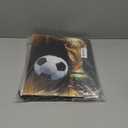 Trading Card Binder 900 Pockets, Soccer Card Binder Holder with 50 Removable Sleeves Fits 900 Sport Cards, Soccer Card Gifts Collector Album with Zipper Storage Display Case