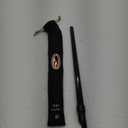 Clarke Sweetone Tinwhistle in D - BLACK Pennywhistle with Soft Black Cloth Whistle Pouch