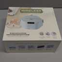 Cordless Electric Lunch Box,Battery-Powered Heated Lunch Box,16000mAh Rechargeable Self-Heating Food Warmer with Smart Timer Function,1L Extra-Large Capacity for Travel,Camping,Officing