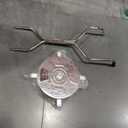 18" 4000 psi Pressure Washer Surface Cleaner with 4 Wheels 8GPM Dual Handle