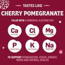 Electrolyte Powder  Cherry Pomegranate Flavor | Sugar-Free Hydration Mix with 6 Key Electrolytes for Energy, Cramp Support & Recovery | Keto, Vegan, Fasting Friendly | Magnesium + Potassium