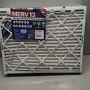 BNX TruFilter 20x25x1 Air Filter MERV 13 (6-Pack) - MADE IN USA - Electrostatic Pleated Air Conditioner HVAC AC Furnace Filters for Allergies, Pollen, Mold, Bacteria, Smoke, Allergen, MPR 1900 FPR 10