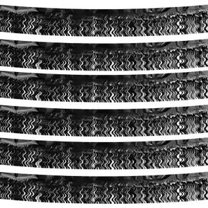 6P Wavy Metallic Foil Fringe Banner Tinsel Banner Backdrop Garland Curtains for Parade Floats Wedding Birthday Parties Decoration Halloween Christmas (Black)