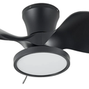 ocioc Quiet Ceiling Fan with LED Light 22 inch Large Air Volume Remote Control for Kitchen Bedroom Dining Room Patio